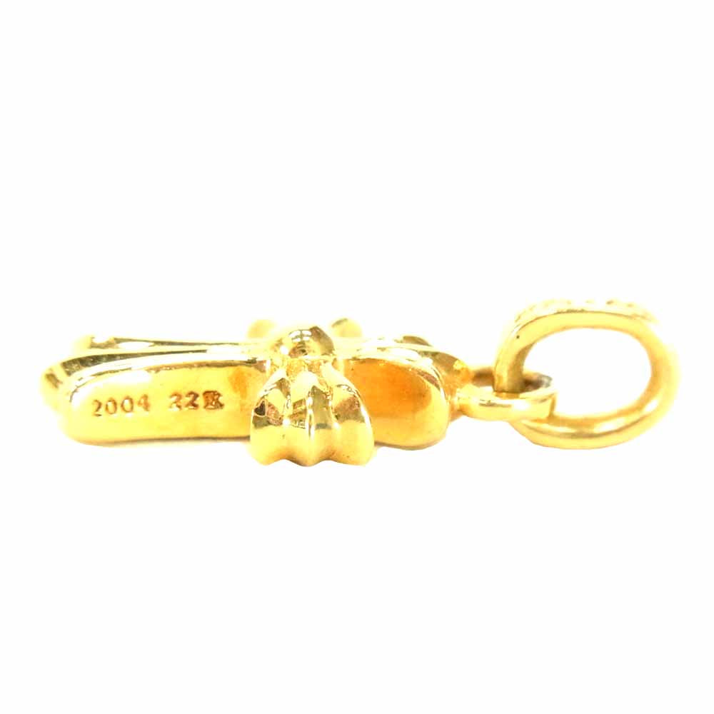 CHROME HEARTS クロムハーツ（原本有） 22K CRS BBYFAT P DMND ベイビー ファット ダイヤ ベビー ゴールド系【中古】