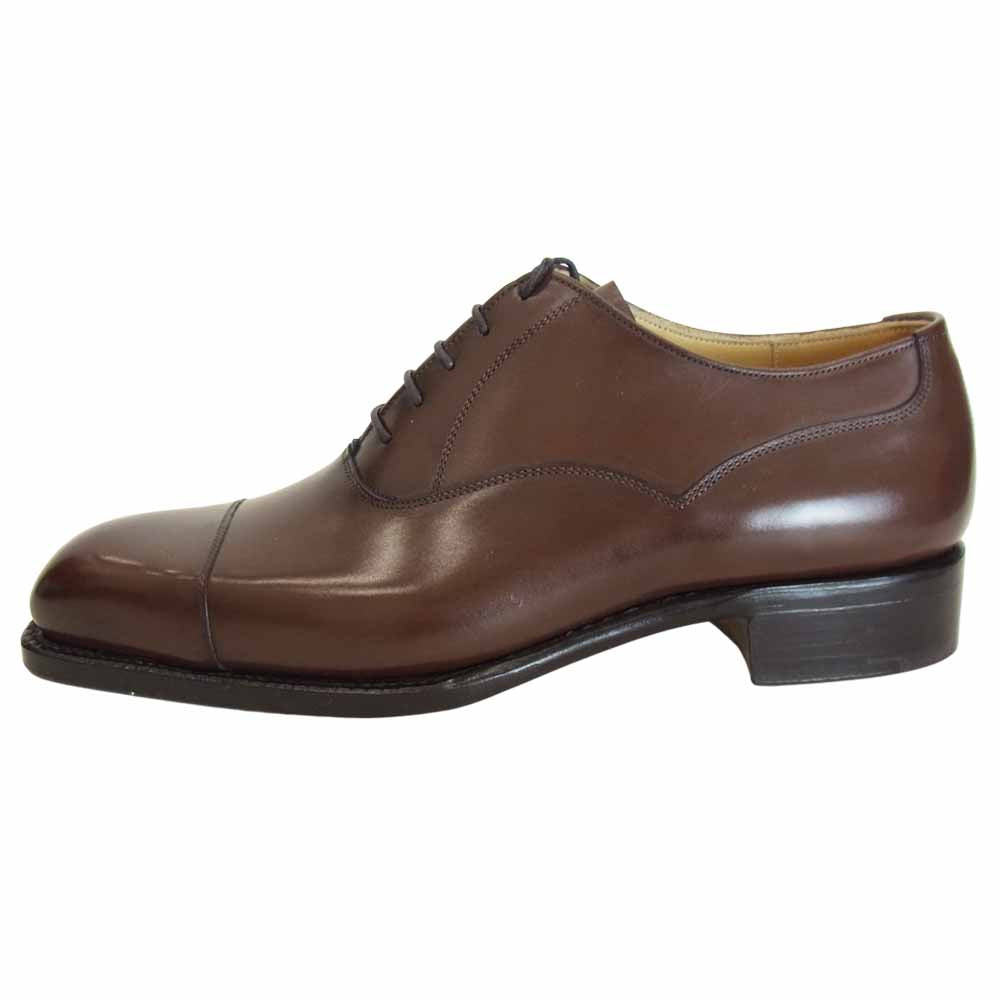 ヴァーシュ キャップトゥ シューズ 40 ダークブラウン ブラウン系 40【極上美品】【中古】
