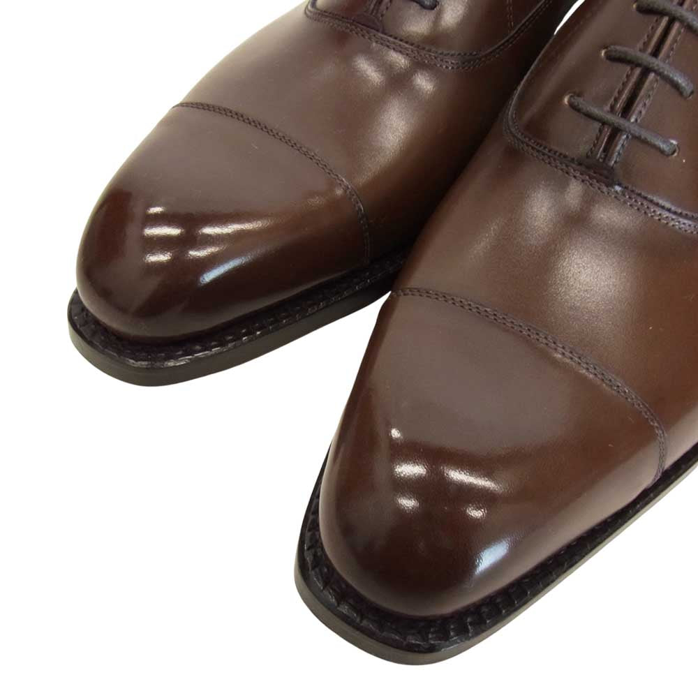 ヴァーシュ キャップトゥ シューズ 40 ダークブラウン ブラウン系 40【極上美品】【中古】