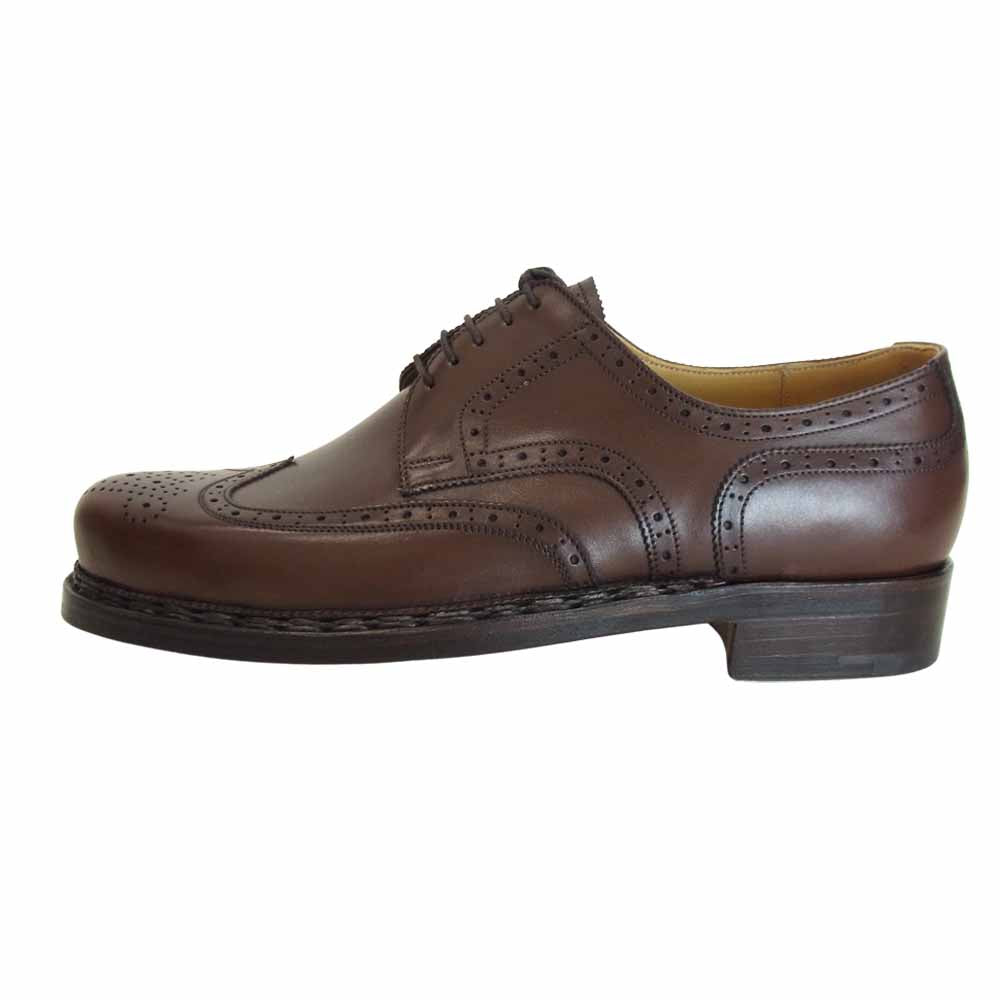 ヴァーシュ ウィングチップ シューズ ブラウン系 39【極上美品】【中古】