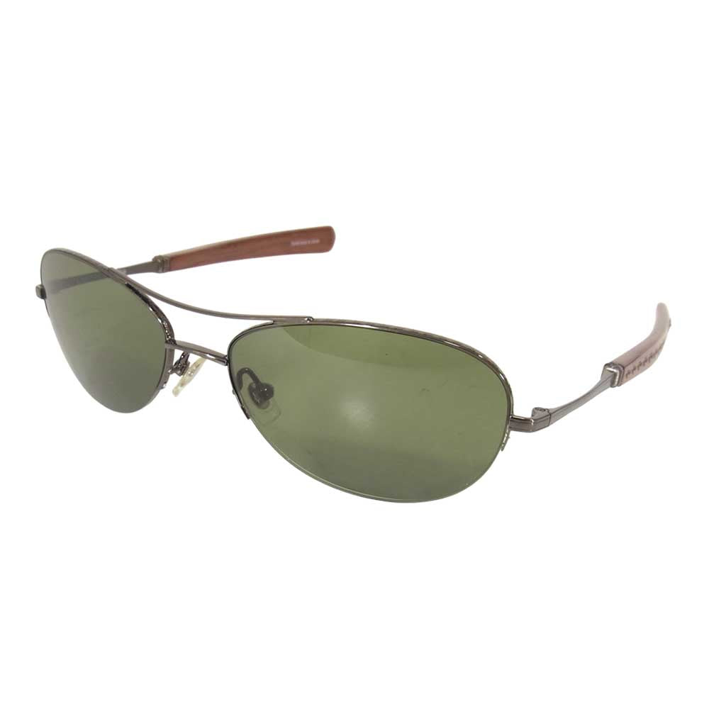 CHROME HEARTS クロムハーツ（原本無） SKYSAW V ウッドフレーム サングラス ブラウン系【中古】