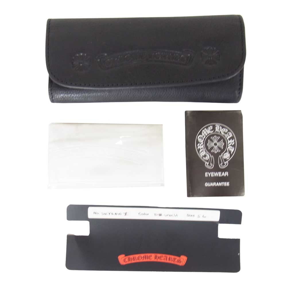 CHROME HEARTS クロムハーツ（原本無） SKYSAW V ウッドフレーム サングラス ブラウン系【中古】