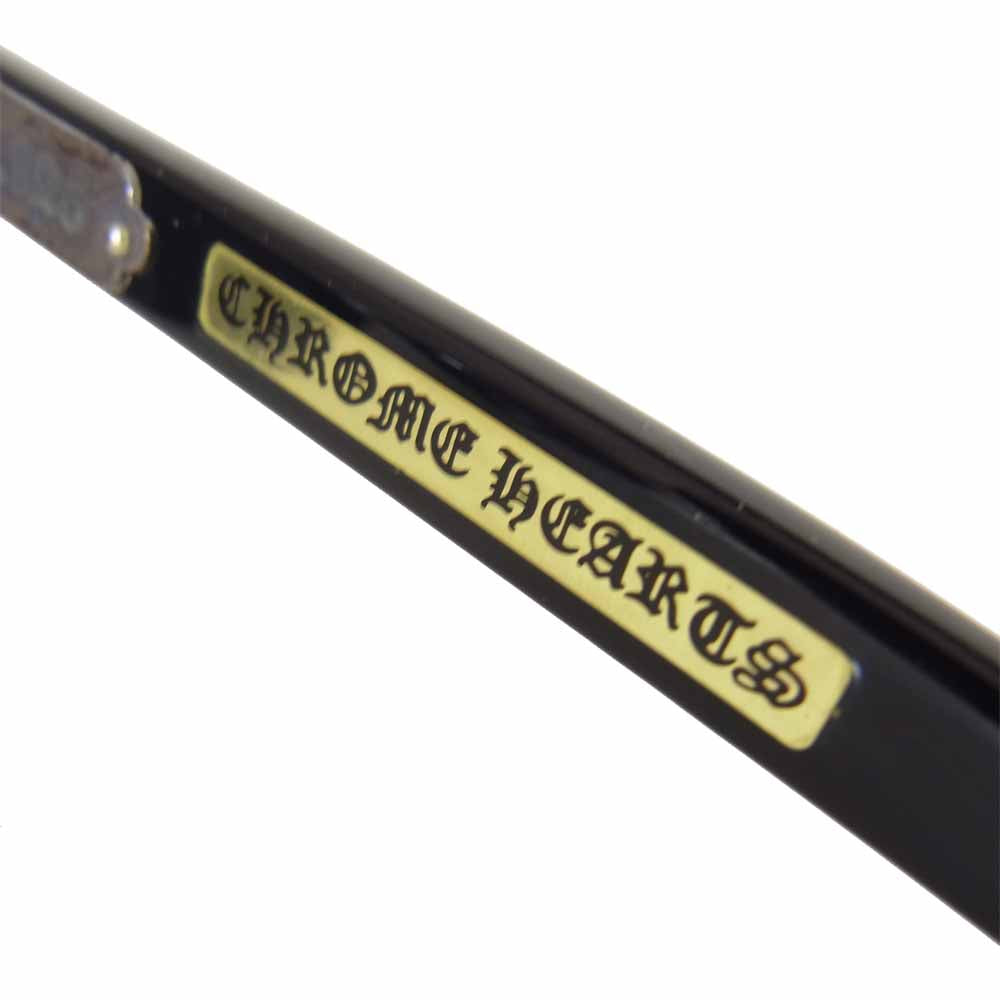 CHROME HEARTS クロムハーツ（原本無） SHADOW CASTER シャドウキャスター オーバル サングラス ブラック系【中古】