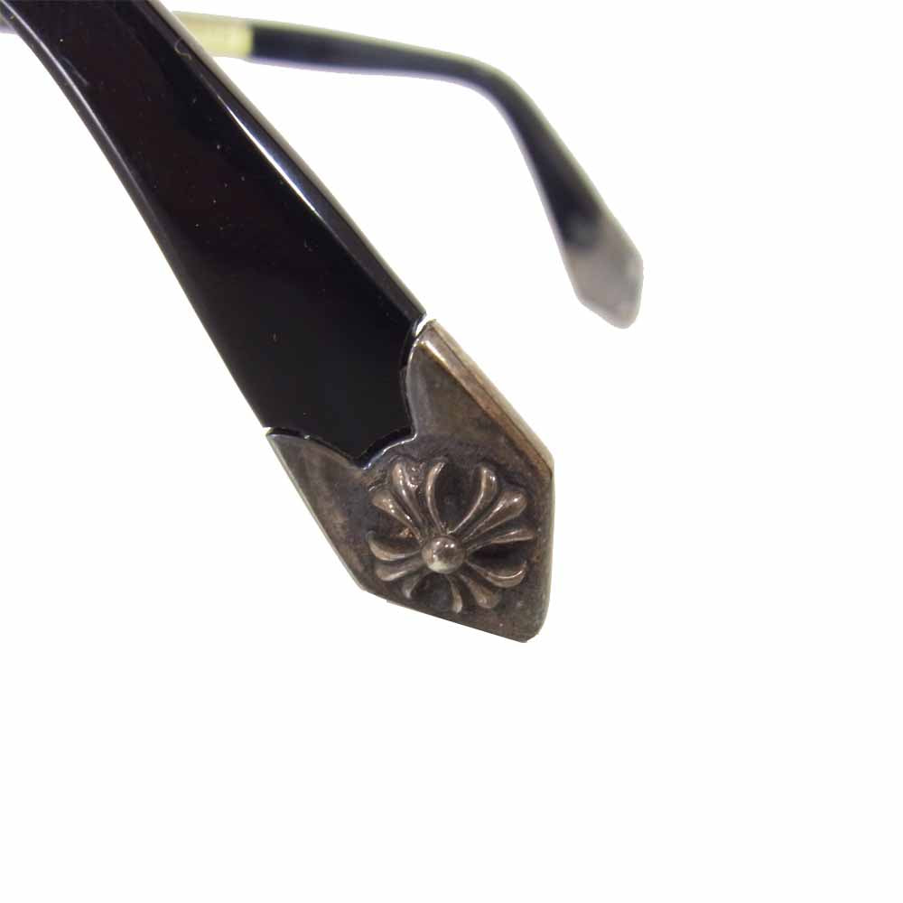 CHROME HEARTS クロムハーツ（原本無） SHADOW CASTER シャドウキャスター オーバル サングラス ブラック系【中古】
