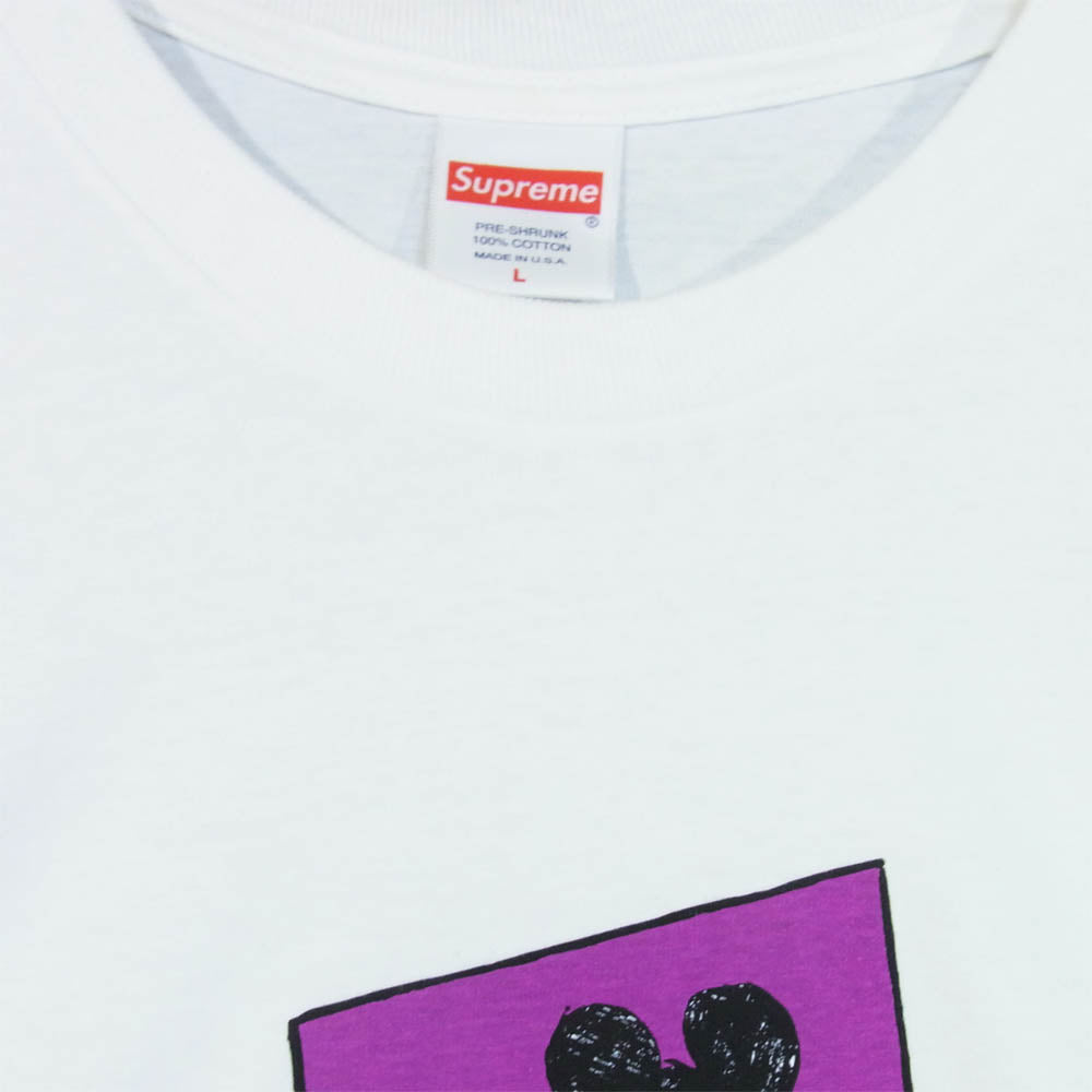 Supreme シュプリーム 21SS Mouse Tee マウス Tシャツ USA製 ホワイト系 L【新古品】【未使用】【中古】