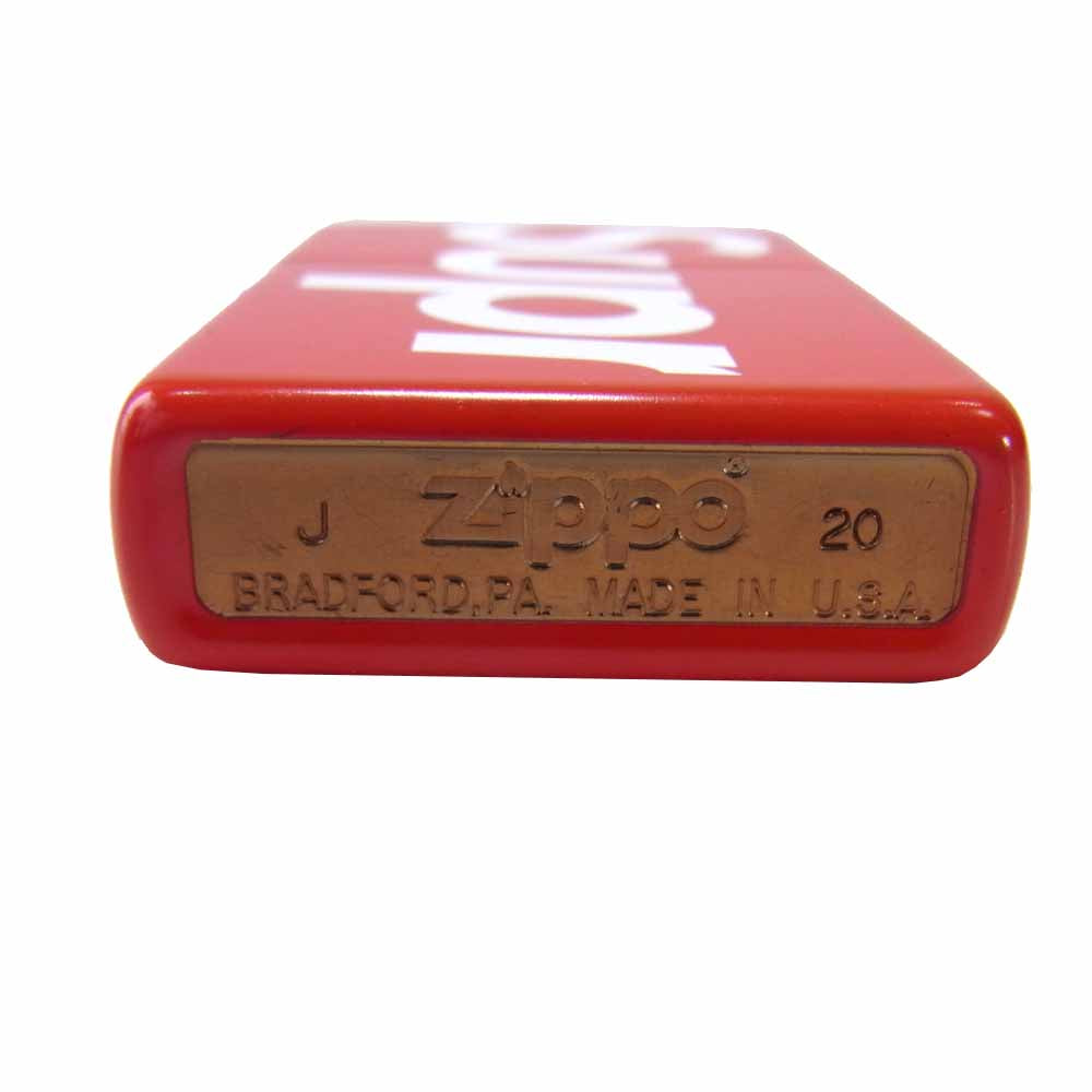 Supreme シュプリーム 21SS LOGO ZIPPO ロゴ ジッポ ライター レッド系【新古品】【未使用】【中古】