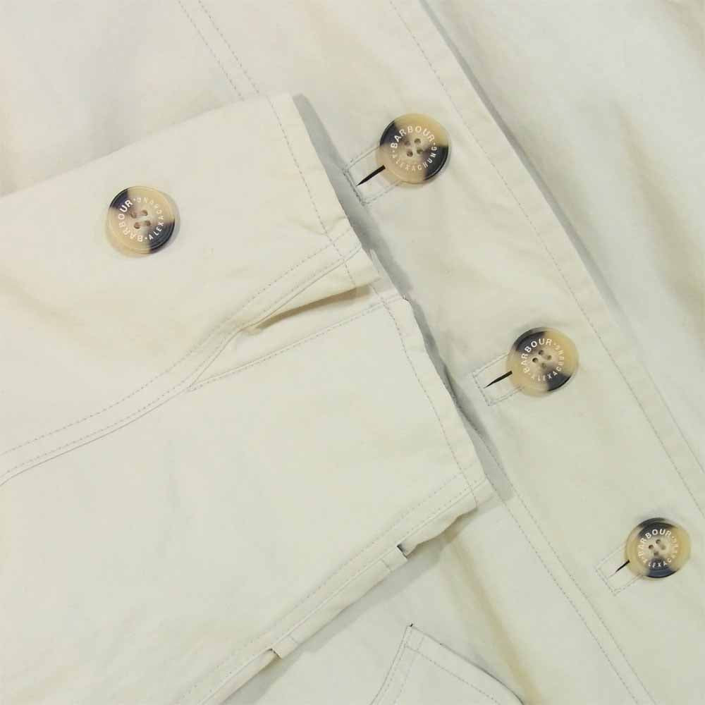 Barbour バブアー × ALEXACHUNG アレクサチャン GLENDA CASUAL コート US6 ベージュ系 10【新古品】【未使用】【中古】