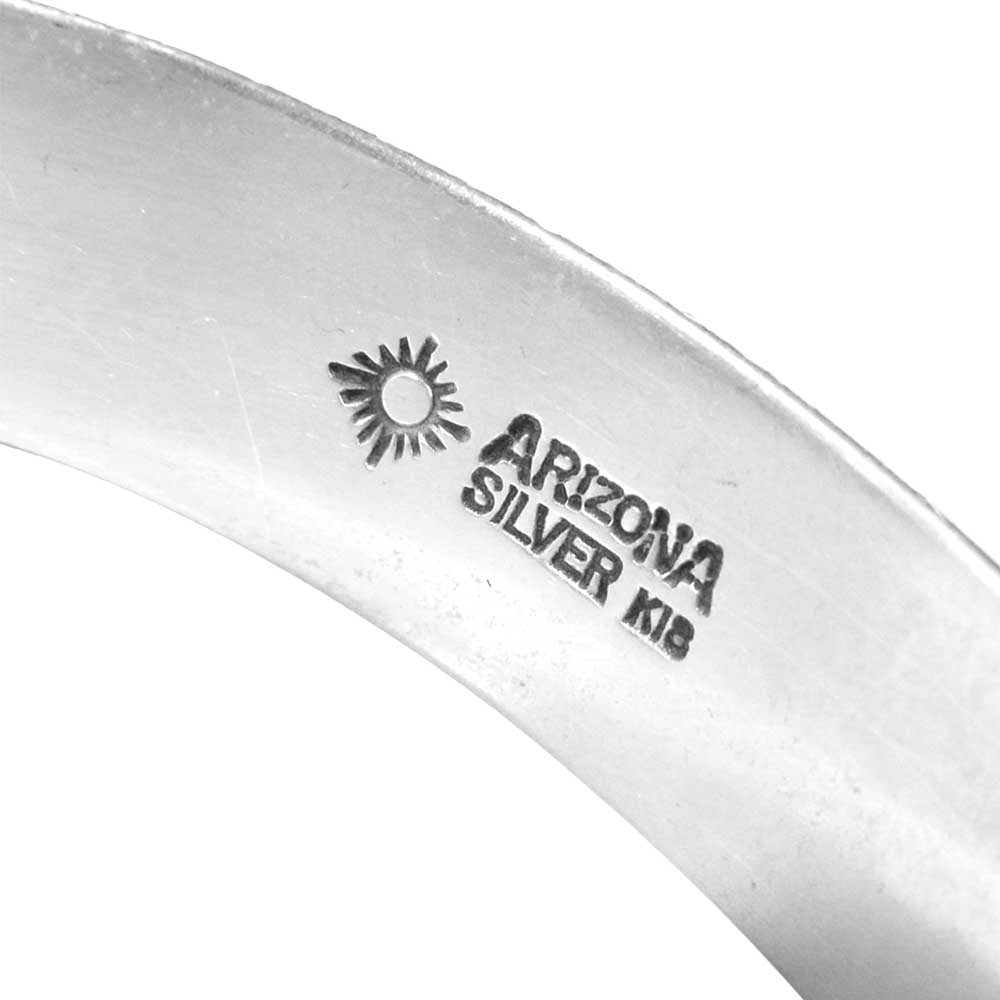 ARIZONA FREEDOM アリゾナフリーダム K18 台付 太陽神 超々 唐草 シルバー ブレスレット シルバー系【中古】