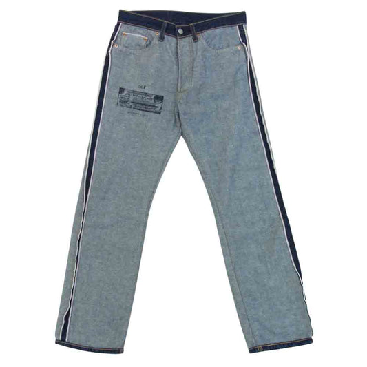 Levi's リーバイス × BEAMS ビームス INSIDE OUT 501 デニムパンツ インディゴブルー系 W29【美品】【中古】