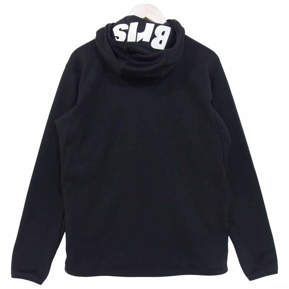 F.C.R.B. エフシーアールビー 20AW FCRB-202049 POLARTEC POWER STRETCH ZIP UP GAITER HOODIE  ポーラテック パワー ストレッチ ジップ アップ ガイザー フーディ ブラック系 L【美品】【中古】