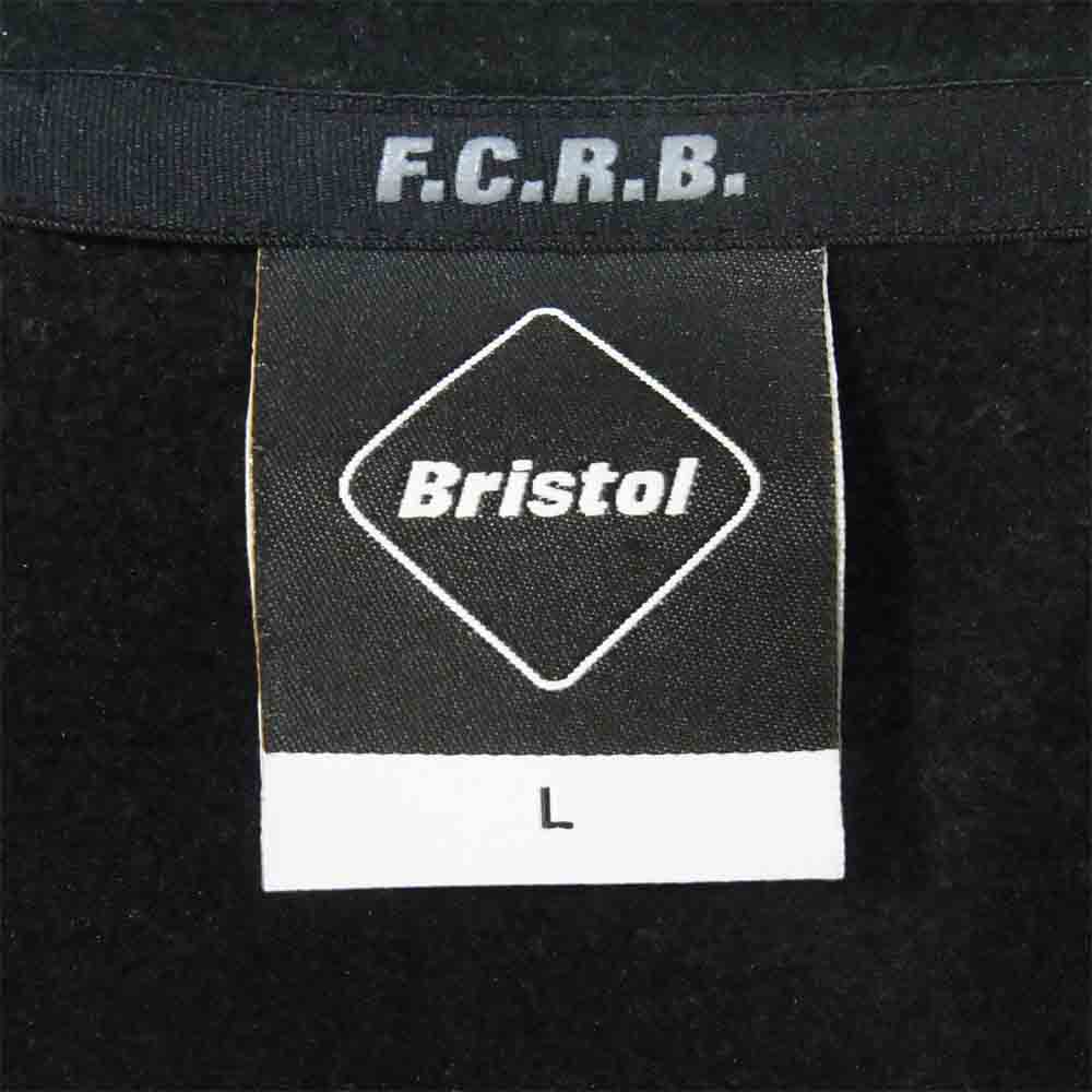 F.C.R.B. エフシーアールビー 20AW FCRB-202049 POLARTEC POWER STRETCH ZIP UP GAITER HOODIE  ポーラテック パワー ストレッチ ジップ アップ ガイザー フーディ ブラック系 L【美品】【中古】