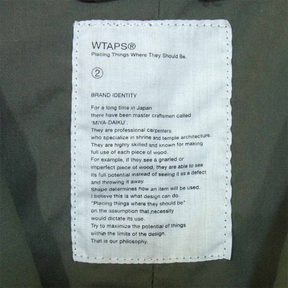 WTAPS ダブルタップス 15AW 152GWDT-JKM01 M-65 JACKET ミリタリー ジャケット カーキ系 2【美品】【中古】