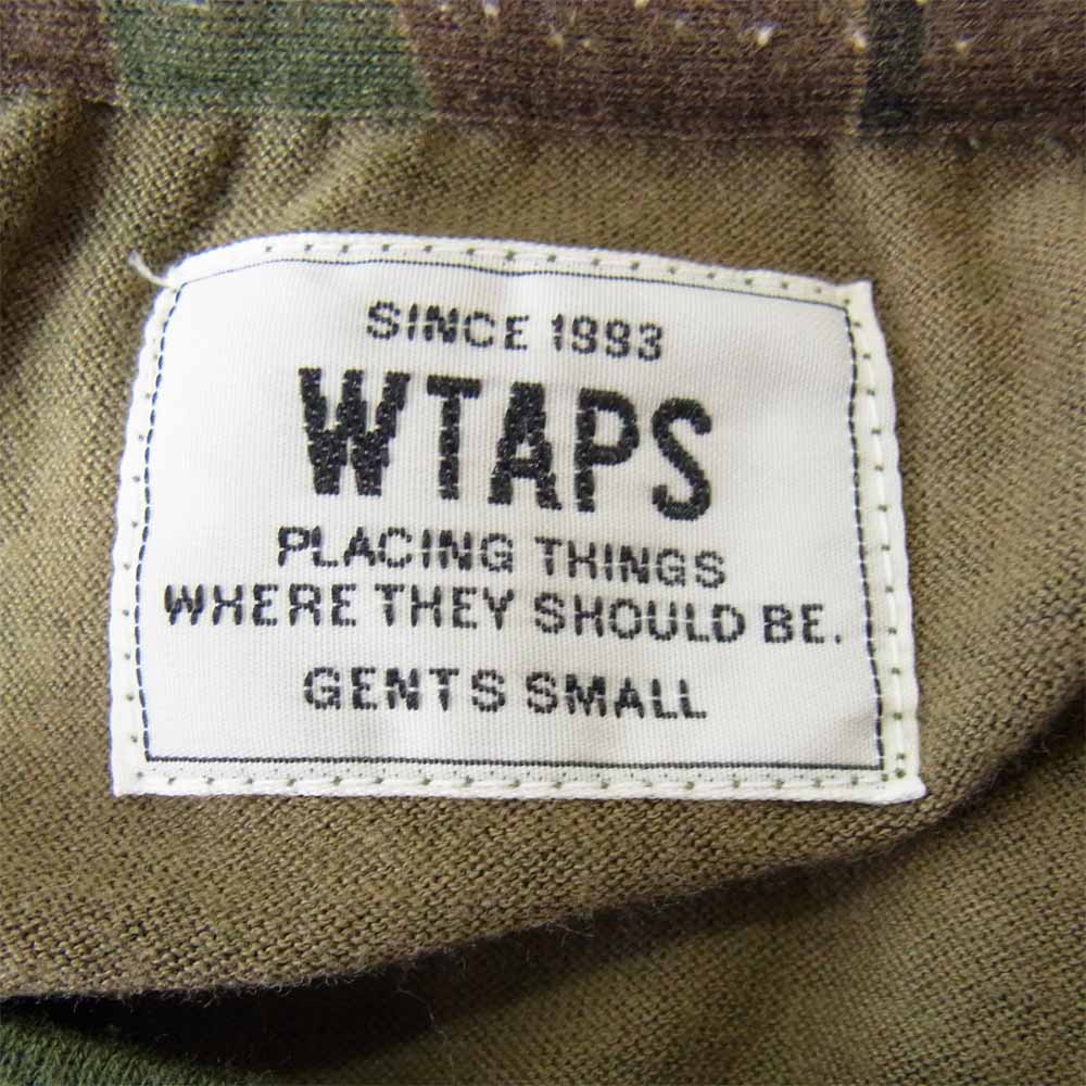 WTAPS ダブルタップス 162ATDT-CSM09S TIGER STRIPE タイガー ストライプ ロゴ プリント Tシャツ  マルチカラー系 S【中古】