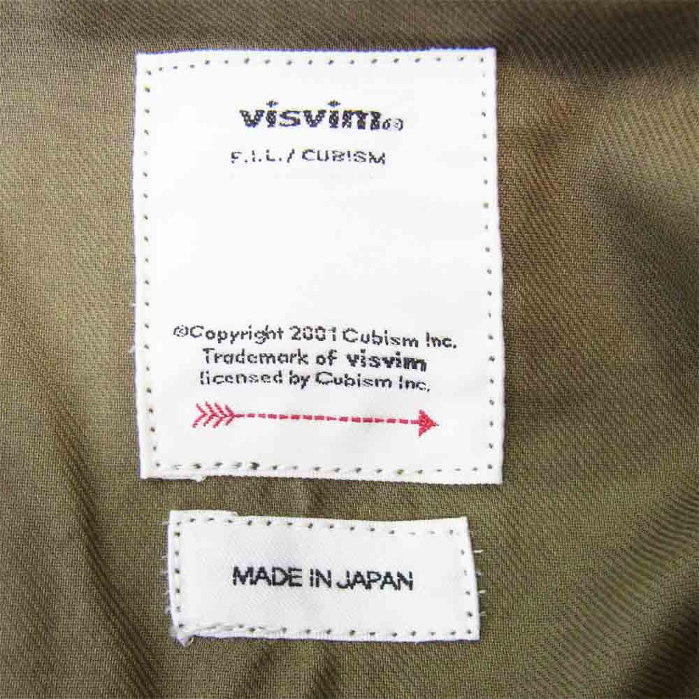 VISVIM ビズビム 0120105011014 20SS CORNET SHIRT S/S コルネット 半袖 シャツ カーキ系 2【美品】【中古】