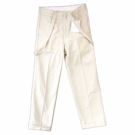 VISVIM ビズビム 0120105008005 20SS CAMAS BRACES PANTS WD サスペンダー パンツ 生成り 1【美品】【中古】