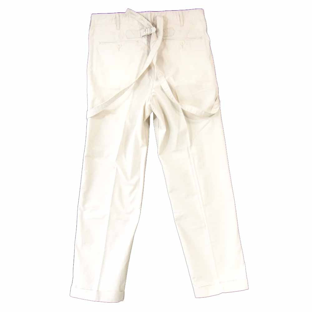 VISVIM ビズビム 0120105008005 20SS CAMAS BRACES PANTS WD サスペンダー パンツ 生成り 1【美品】【中古】
