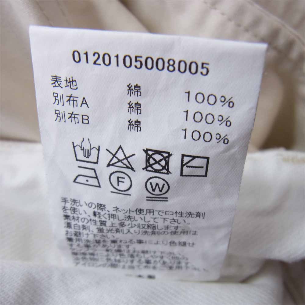 VISVIM ビズビム 0120105008005 20SS CAMAS BRACES PANTS WD サスペンダー パンツ 生成り 1【美品】【中古】