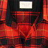 FEAR OF GOD フィアオブゴッド THIRD COLLECTION サイドジップ ノースリーブ フランネルシャツ レッド系 サイズ表記無【美品】【中古】