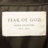 FEAR OF GOD フィアオブゴッド FOURTH COLLECTION サイドジップ ノースリーブ フランネルシャツ マルチカラー系 サイズ表記無【美品】【中古】