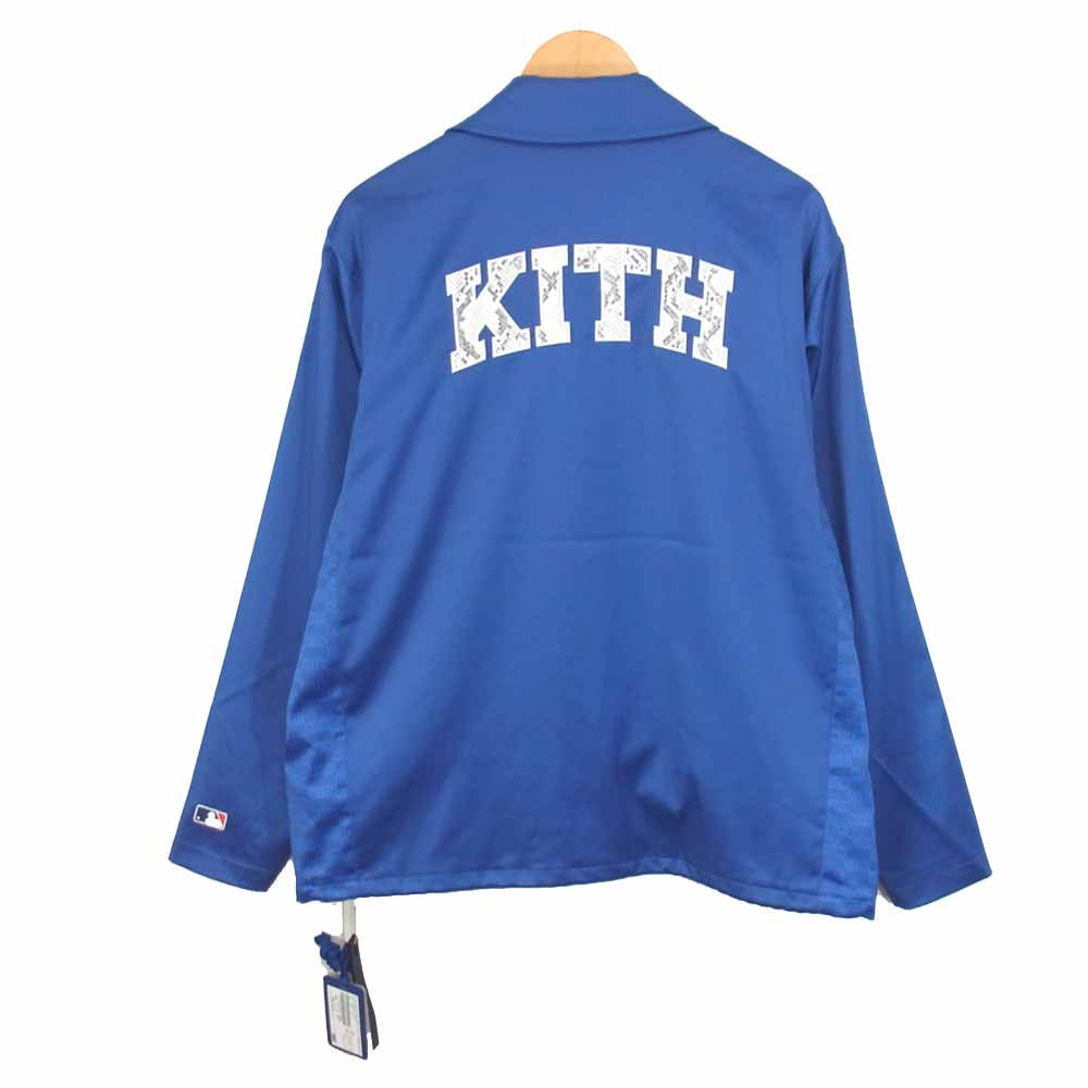キス Major League Baseball Los Angeles Dodgers Coaches Jacket ドジャース コーチ ブルー系 M【新古品】【未使用】【中古】