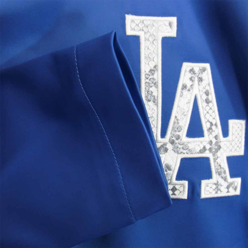 キス Major League Baseball Los Angeles Dodgers Coaches Jacket ドジャース コーチ ブルー系 M【新古品】【未使用】【中古】