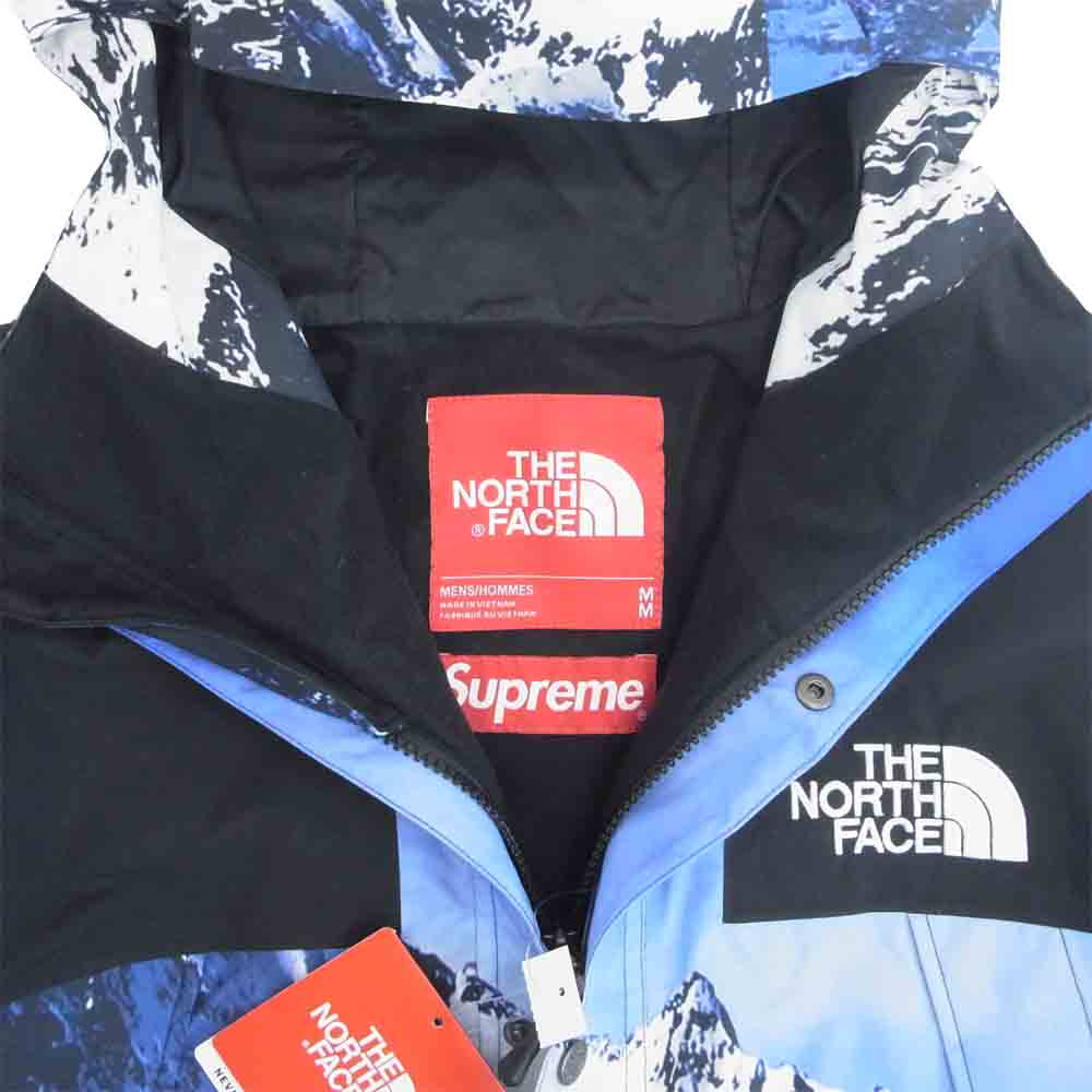 Supreme シュプリーム 17AW NP617011 × The North Face ノースフェイス Mountain Parka 雪山 マウンテンパーカー マウインテンプリント M【新古品】【未使用】【中古】