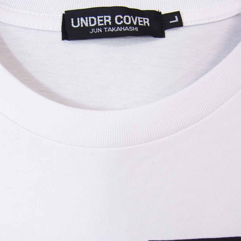 UNDERCOVER アンダーカバー U ロゴ プリント Tシャツ ホワイト系 L【美品】【中古】