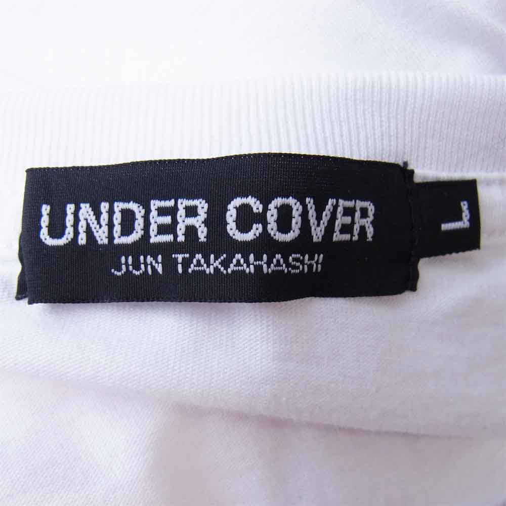 UNDERCOVER アンダーカバー U ロゴ プリント Tシャツ ホワイト系 L【美品】【中古】