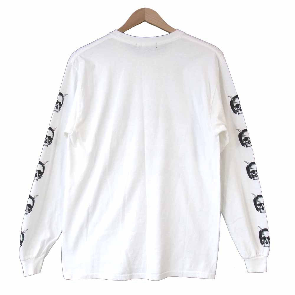 UNDERCOVER アンダーカバー MAD STORE マッド アームプリント ロングスリーブ Tシャツ ホワイト ホワイト系 M【美品】【中古】