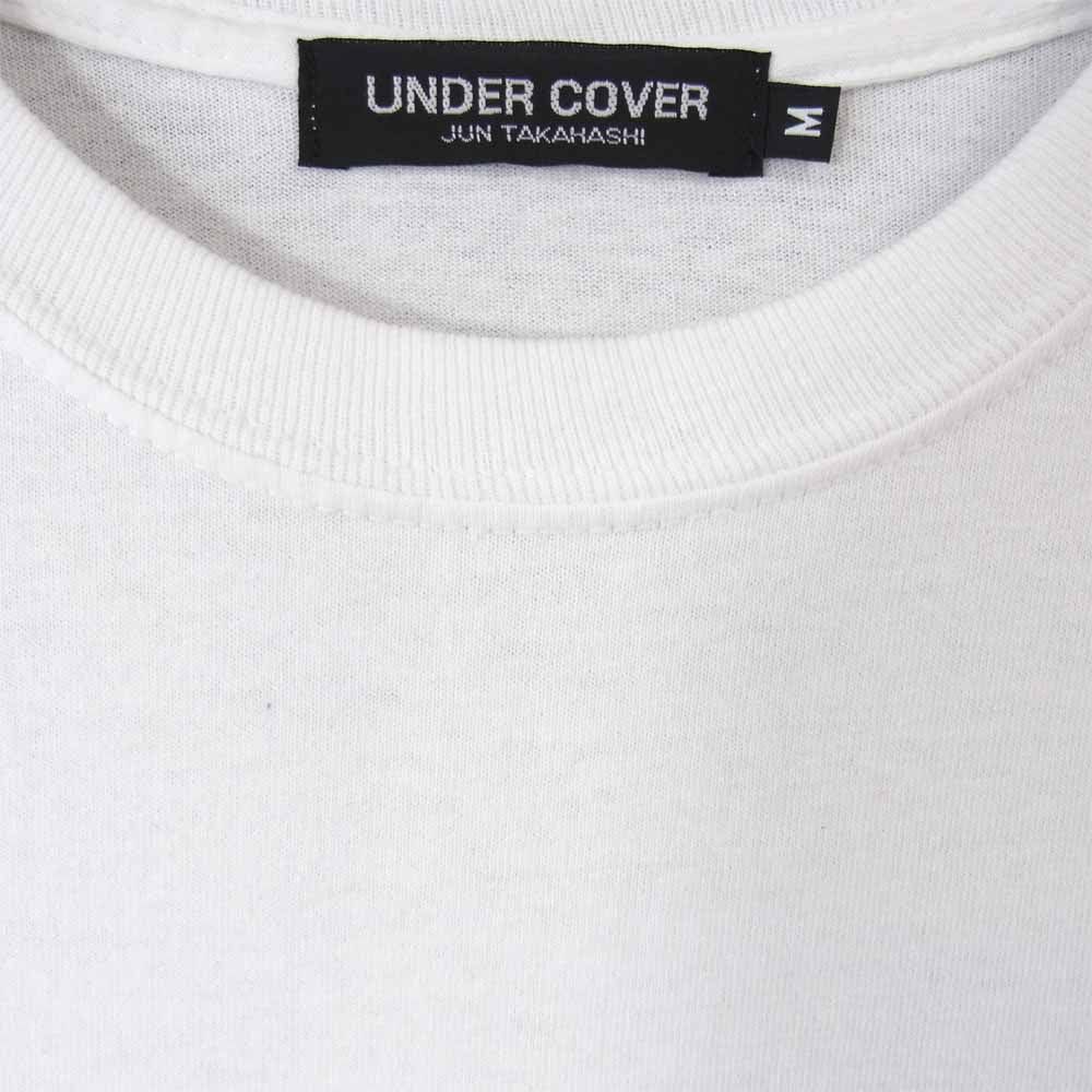 UNDERCOVER アンダーカバー MAD STORE マッド アームプリント ロングスリーブ Tシャツ ホワイト ホワイト系 M【美品】【中古】