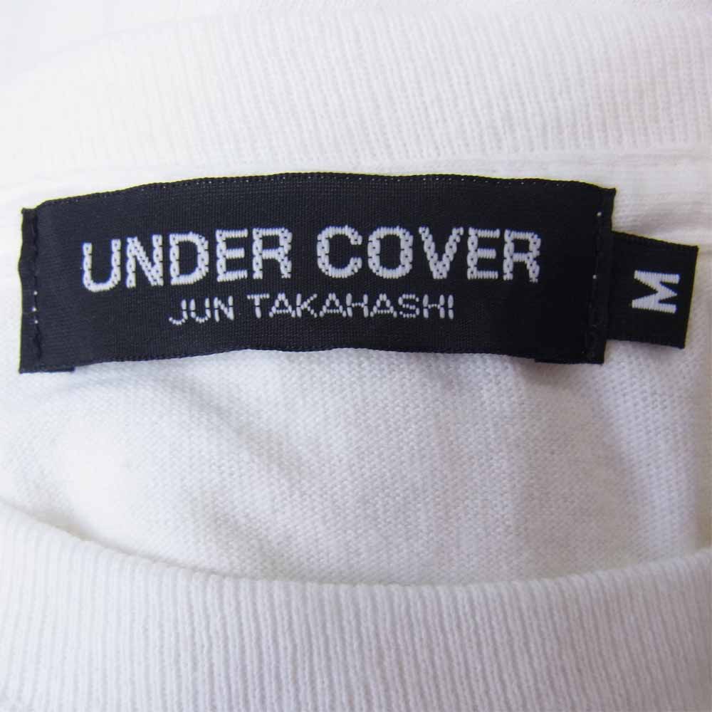 UNDERCOVER アンダーカバー MAD STORE マッド アームプリント ロングスリーブ Tシャツ ホワイト ホワイト系 M【美品】【中古】