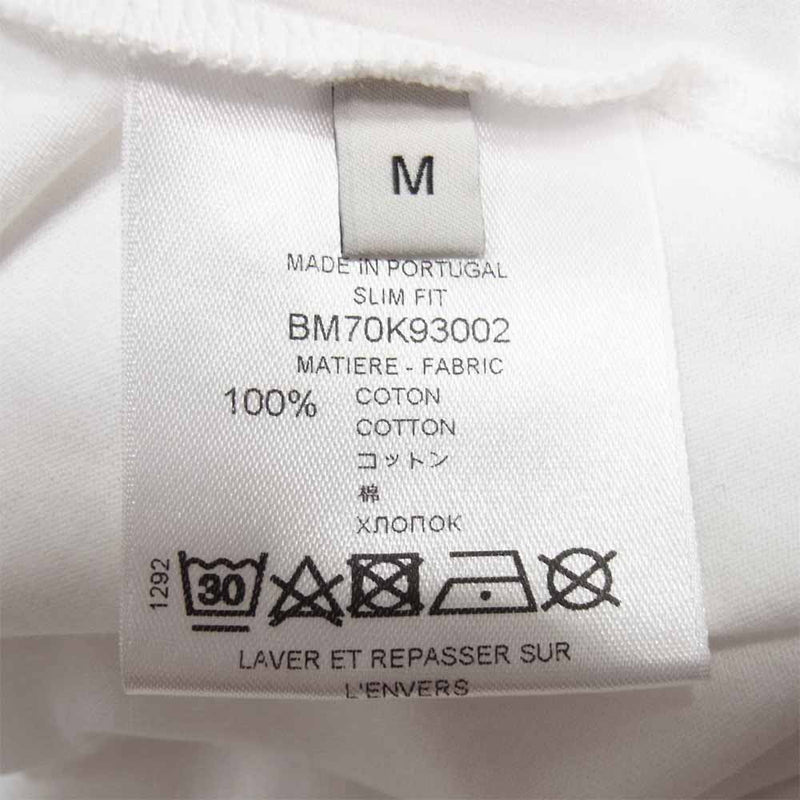 GIVENCHY ジバンシィ 20AW BM70K93002 国内正規品 Logo Tshirt ロゴ Tシャツ ホワイト系 M【美品】【中古】