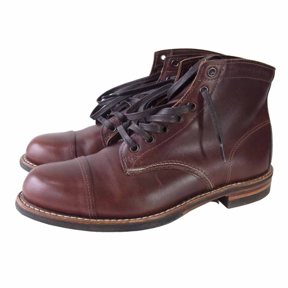 WOLVERINE ウルヴァリン Ｗ40555 1000 MILE 6INCH BOOT 1000マイル キャップトゥ ブーツ ブラウン系 26.5【美品】【中古】