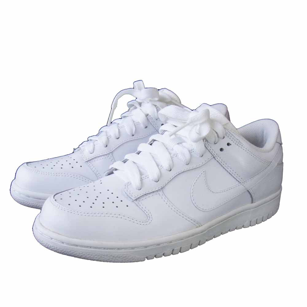 NIKE ナイキ 317813-111 WMNS DUNK LOW ウィメンズ ダンク ロー ホワイト系 26.5【美品】【中古】