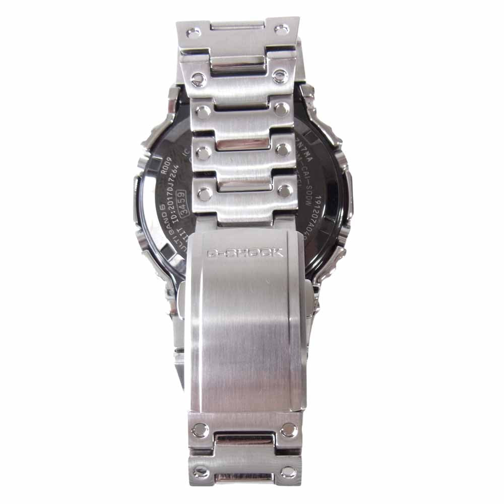 G-SHOCK ジーショック GMW-B5000 フルメタル Bluetooth マルチバンド6 タフソーラー スマートフォンリンク 電波ソーラー 時計 シルバー系【中古】