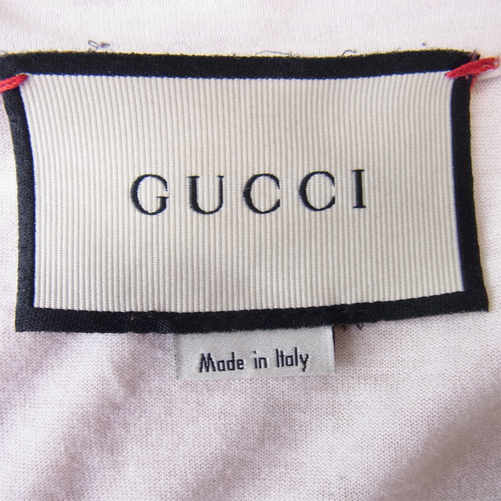 GUCCI グッチ 17AW 国内正規品  タイダイ ロゴ プリント マルチカラー系 S【中古】
