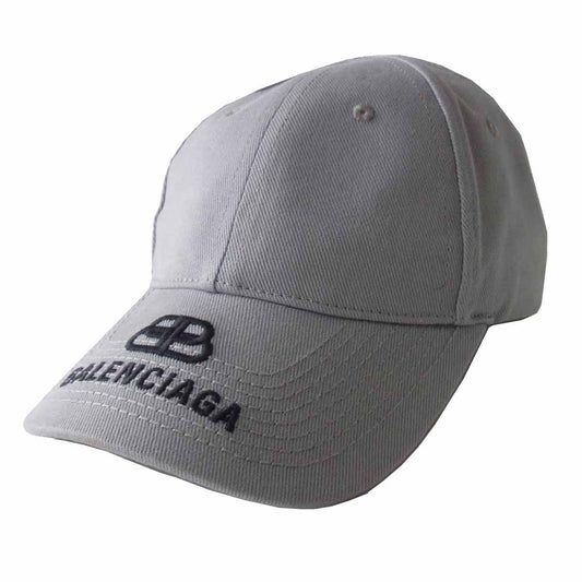 BALENCIAGA バレンシアガ 国内正規品 キャップ グレー系 L【中古】