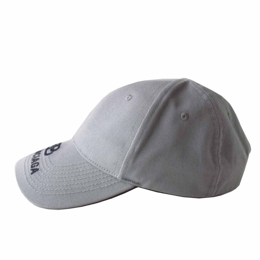 BALENCIAGA バレンシアガ 国内正規品 キャップ グレー系 L【中古】