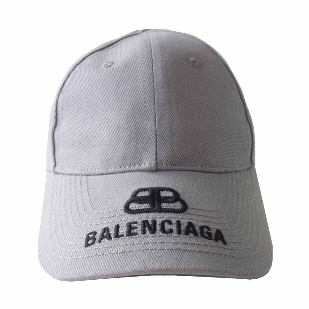 BALENCIAGA バレンシアガ 国内正規品 キャップ グレー系 L【中古】