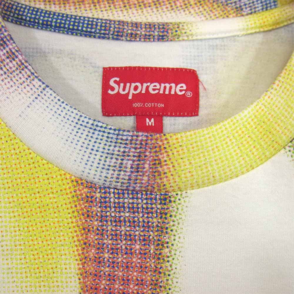 Supreme シュプリーム Half Tone L/S Top ハーフトーン 長袖 Tシャツ マルチカラー系 M【新古品】【未使用】【中古】
