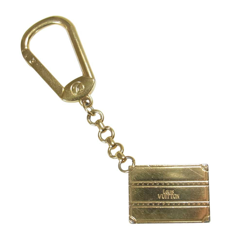 LOUIS VUITTON ルイ・ヴィトン M66458 キーホルダー トランク ポルト クレ マル ゴールド系【中古】