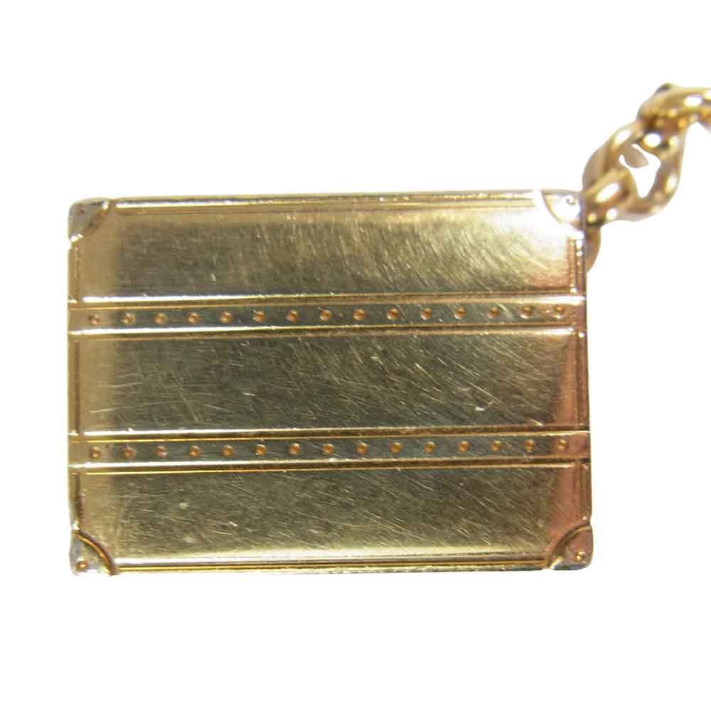 LOUIS VUITTON ルイ・ヴィトン M66458 キーホルダー トランク ポルト クレ マル ゴールド系【中古】
