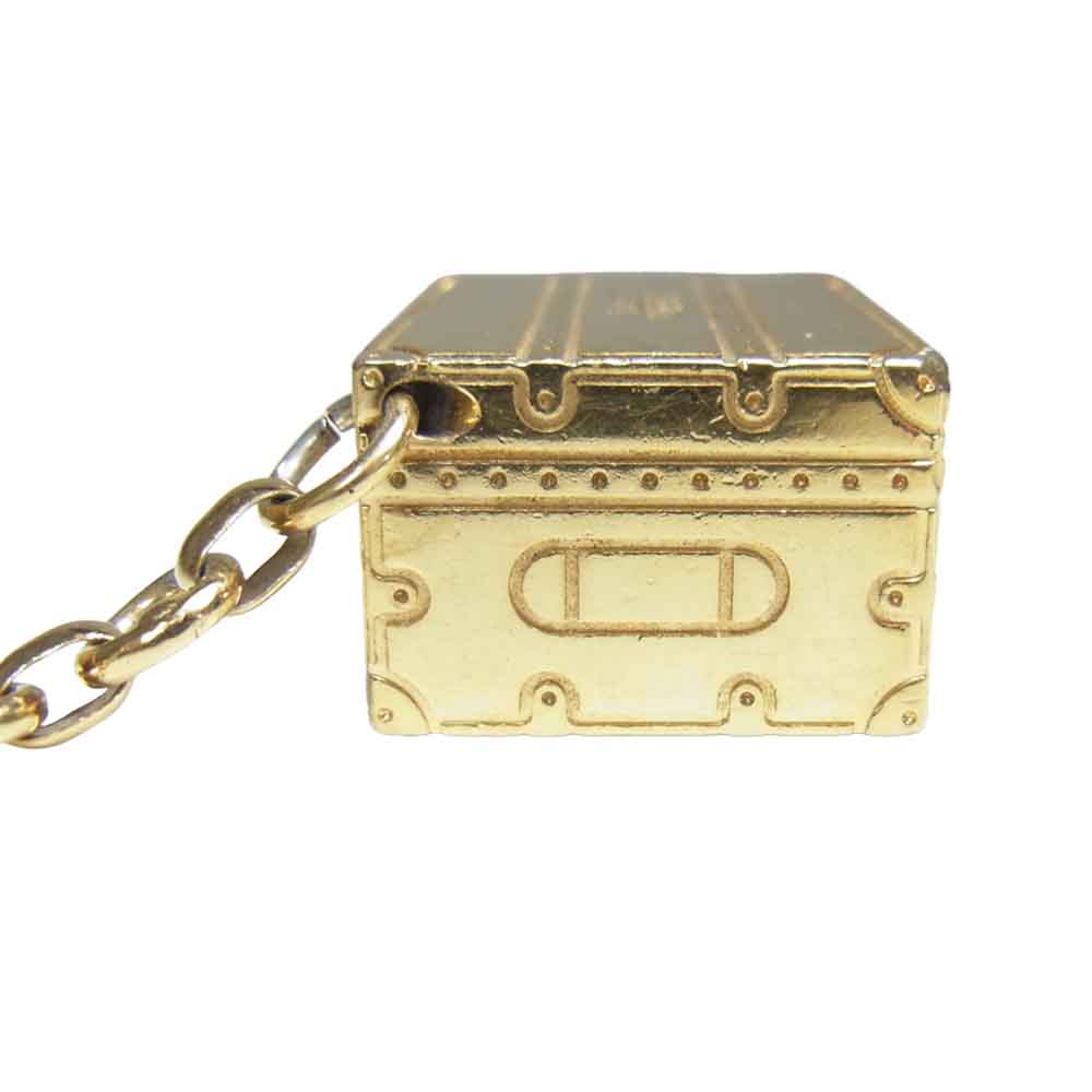 LOUIS VUITTON ルイ・ヴィトン M66458 キーホルダー トランク ポルト クレ マル ゴールド系【中古】