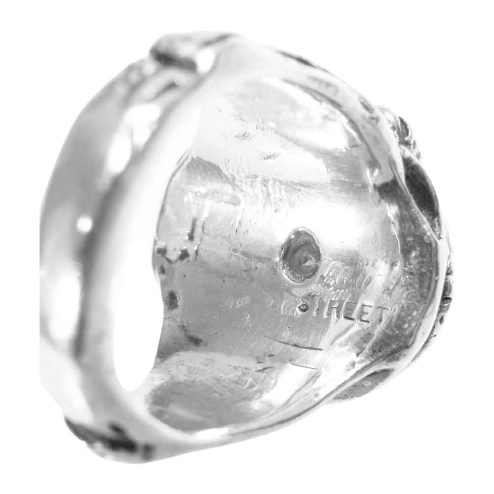 ALEX STREETER アレックスストリーター NEW ANGEL HEART RING EWAKA ニュー エンジェル ハート リング レッド系 19号程度【中古】