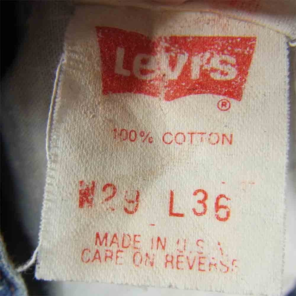 Levi's リーバイス 90S 復刻 刻印555 バレンシア工場製 デニム ジーンズ インディゴブルー系 29【中古】