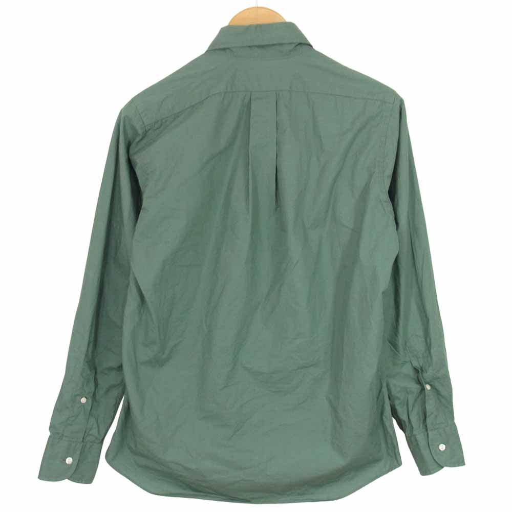 INDIVIDUALIZED SHIRTS インディビジュアライズドシャツ コットン BD ボタンダウン 長袖 シャツ カーキ系 14 2/1～32【中古】