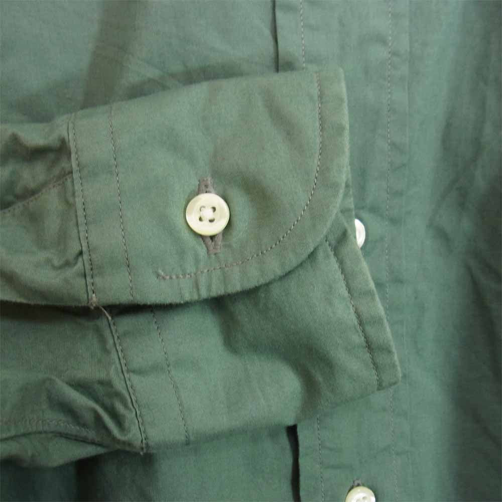 INDIVIDUALIZED SHIRTS インディビジュアライズドシャツ コットン BD ボタンダウン 長袖 シャツ カーキ系 14 2/1～32【中古】