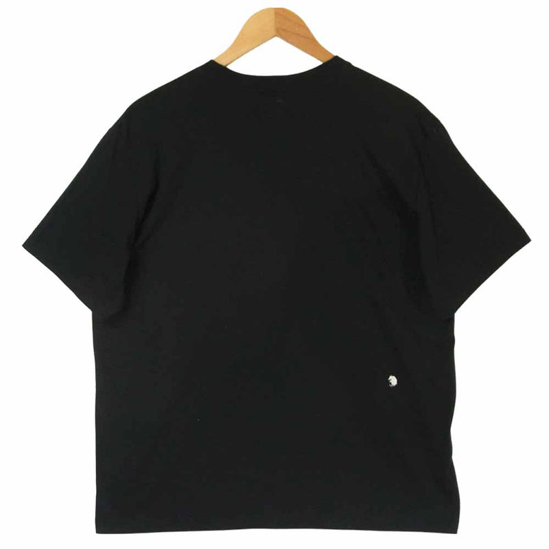 RATS ラッツ 19SS 19'SPT-0602 Hirotton TEE プリント 半袖 Tシャツ コットン ブラック系 M【中古】