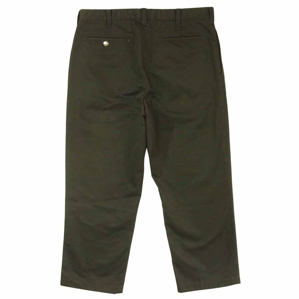 マシス ワーク パンツ コットン ポリエステル 日本製 オリーブ系 M【中古】