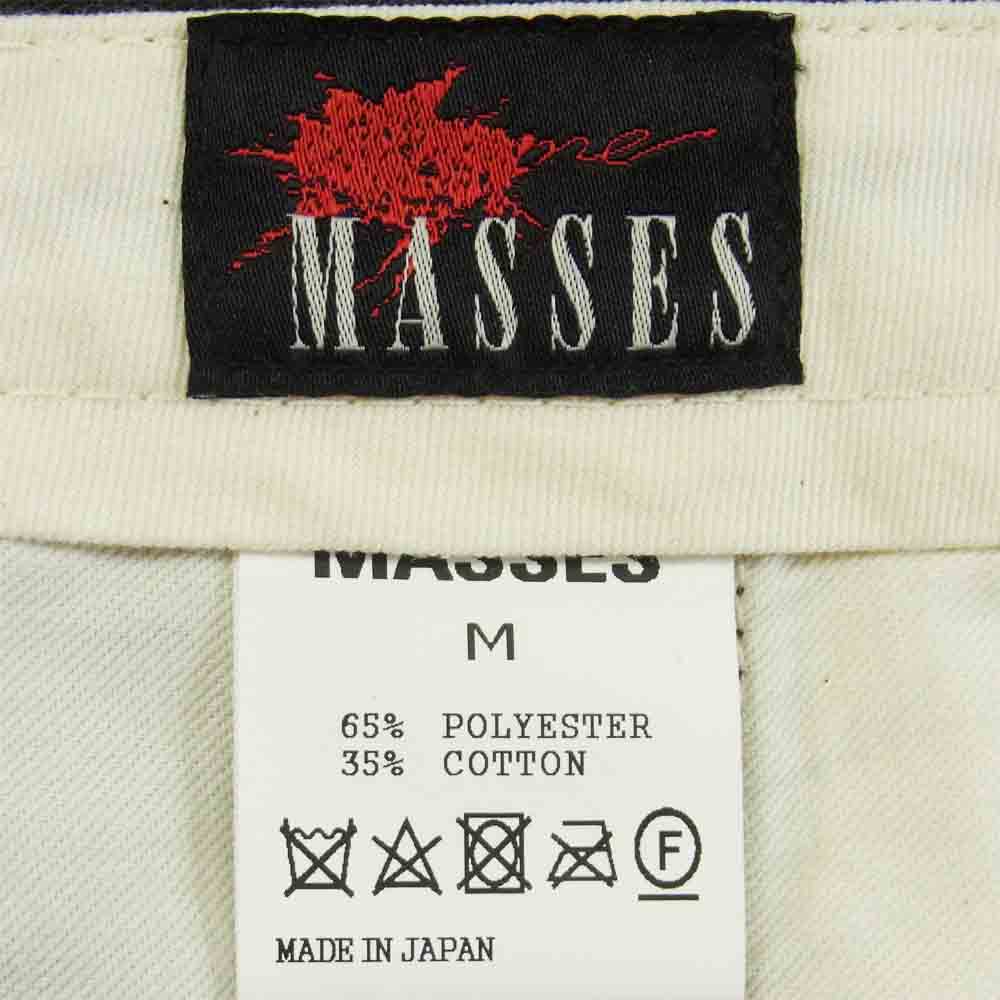 マシス ワーク パンツ コットン ポリエステル 日本製 オリーブ系 M【中古】